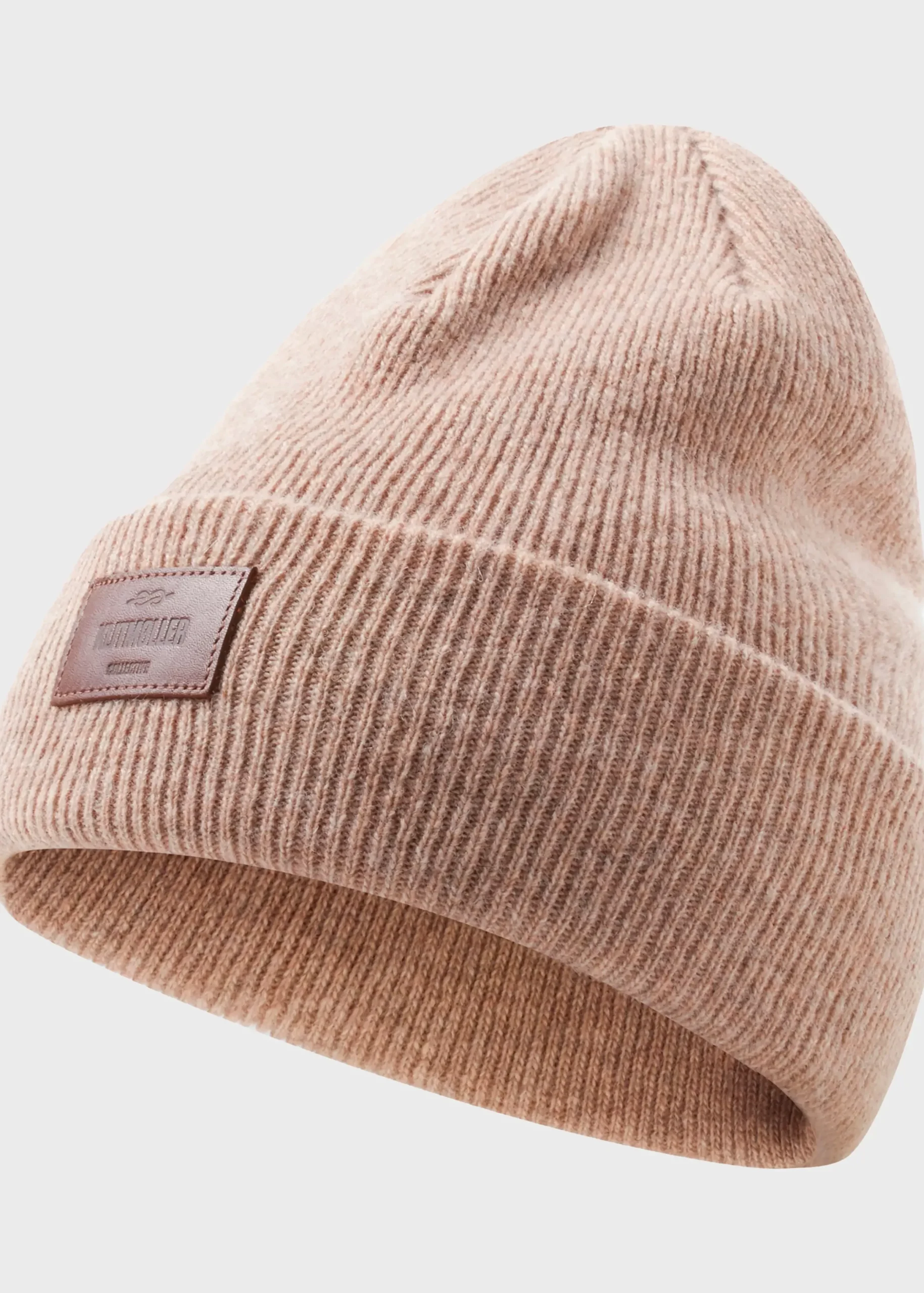 Klitmoller Collective Accessories-Rib beanie - Sand Olive