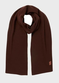 Klitmoller Collective Accessories-Rib scarf - Coffee