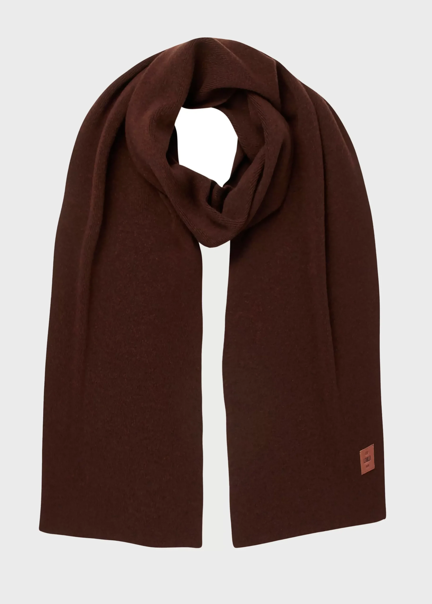 Klitmoller Collective Accessories-Rib scarf - Coffee