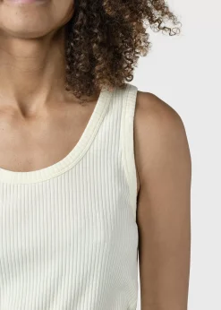 Klitmoller Collective T-shirts-Rib top - Lemon sorbet Lilac