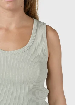 Klitmoller Collective T-shirts-Rib top - Sage Lilac