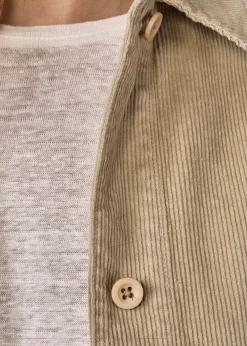 Klitmoller Collective Jacken-Rita corduroy jacket - Sand Navy
