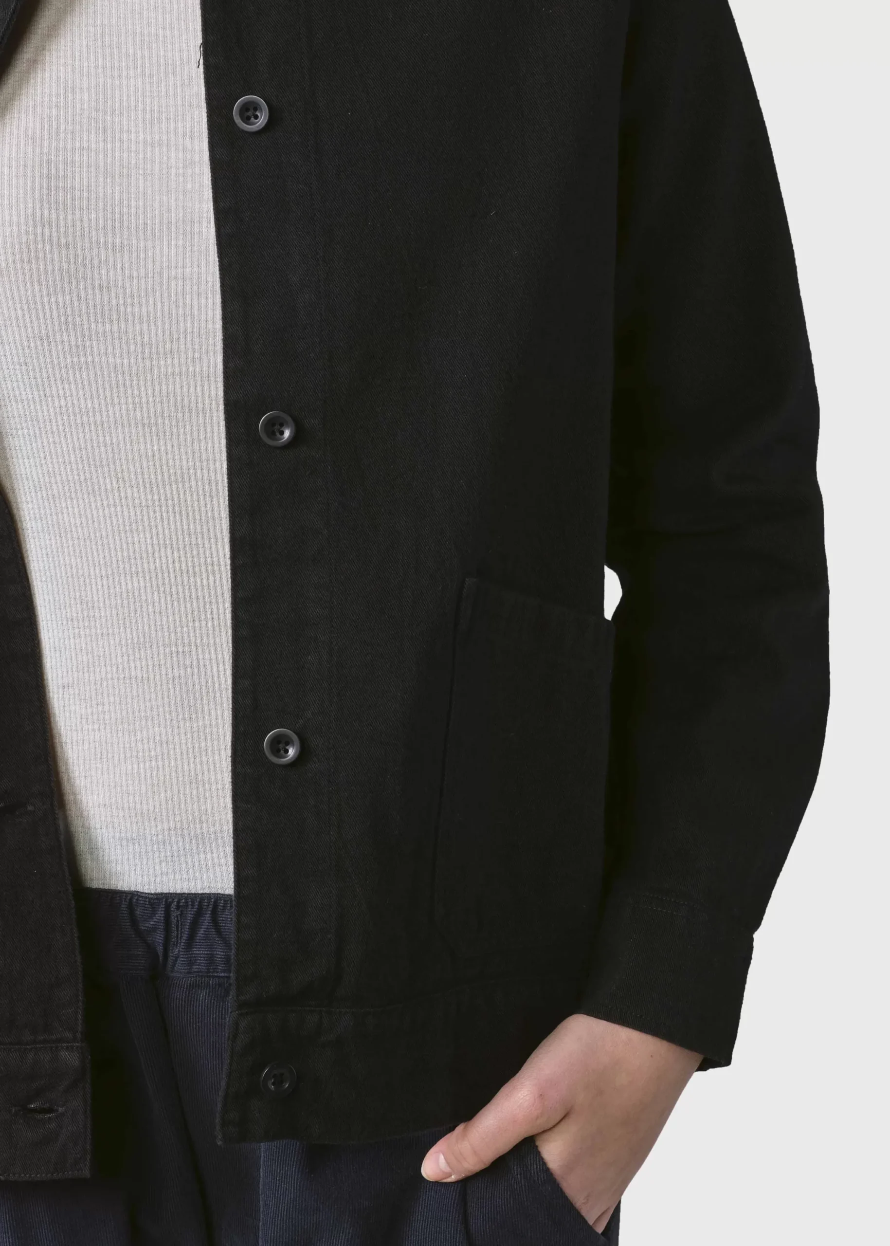 Klitmoller Collective Jacken-Rita twill jacket - Black Sand