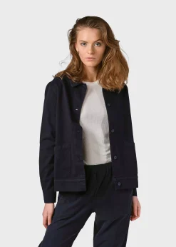 Klitmoller Collective Jacken-Rita twill jacket - Navy Sand