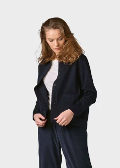 Klitmoller Collective Jacken-Rita twill jacket - Navy Sand