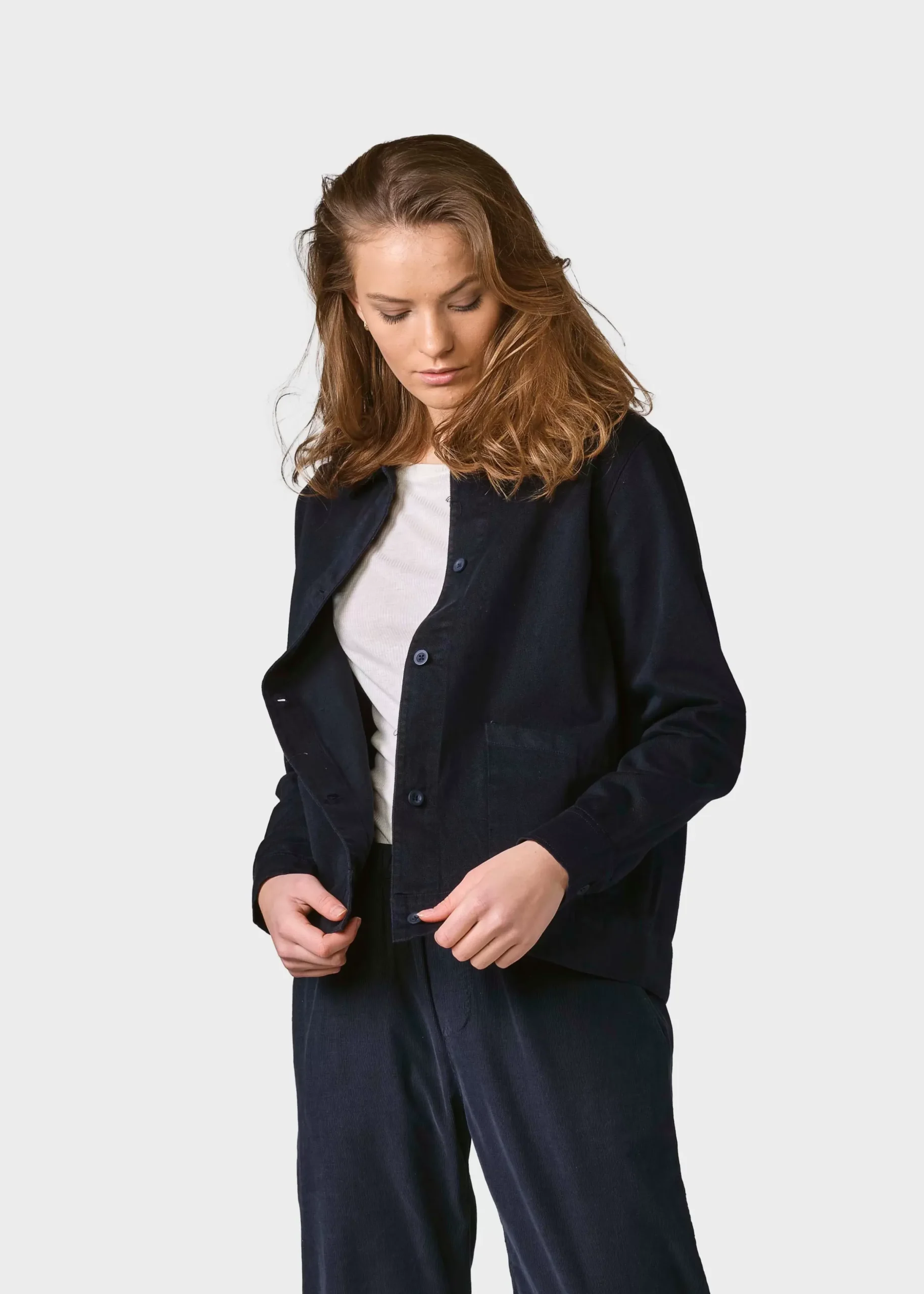 Klitmoller Collective Jacken-Rita twill jacket - Navy Sand