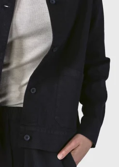 Klitmoller Collective Jacken-Rita twill jacket - Navy Sand