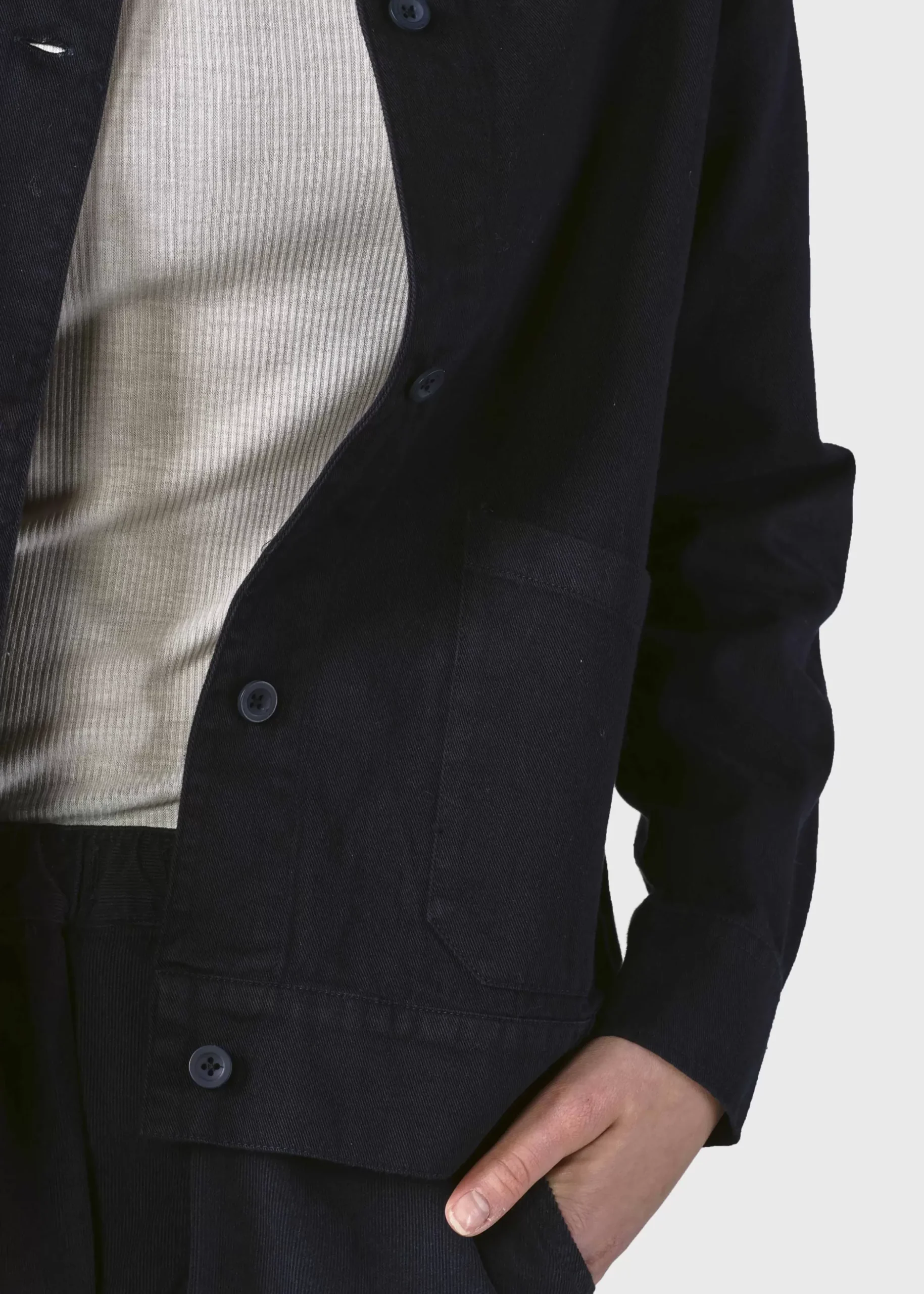 Klitmoller Collective Jacken-Rita twill jacket - Navy Sand