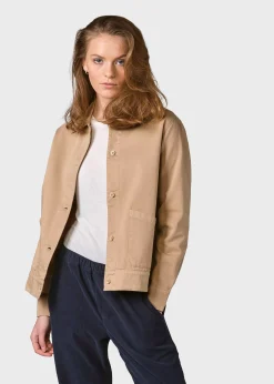 Klitmoller Collective Jacken-Rita twill jacket - Sand