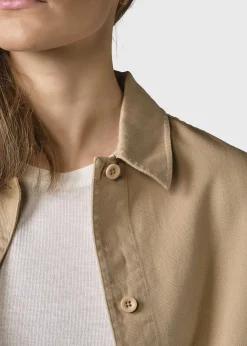 Klitmoller Collective Jacken-Rita twill jacket - Sand