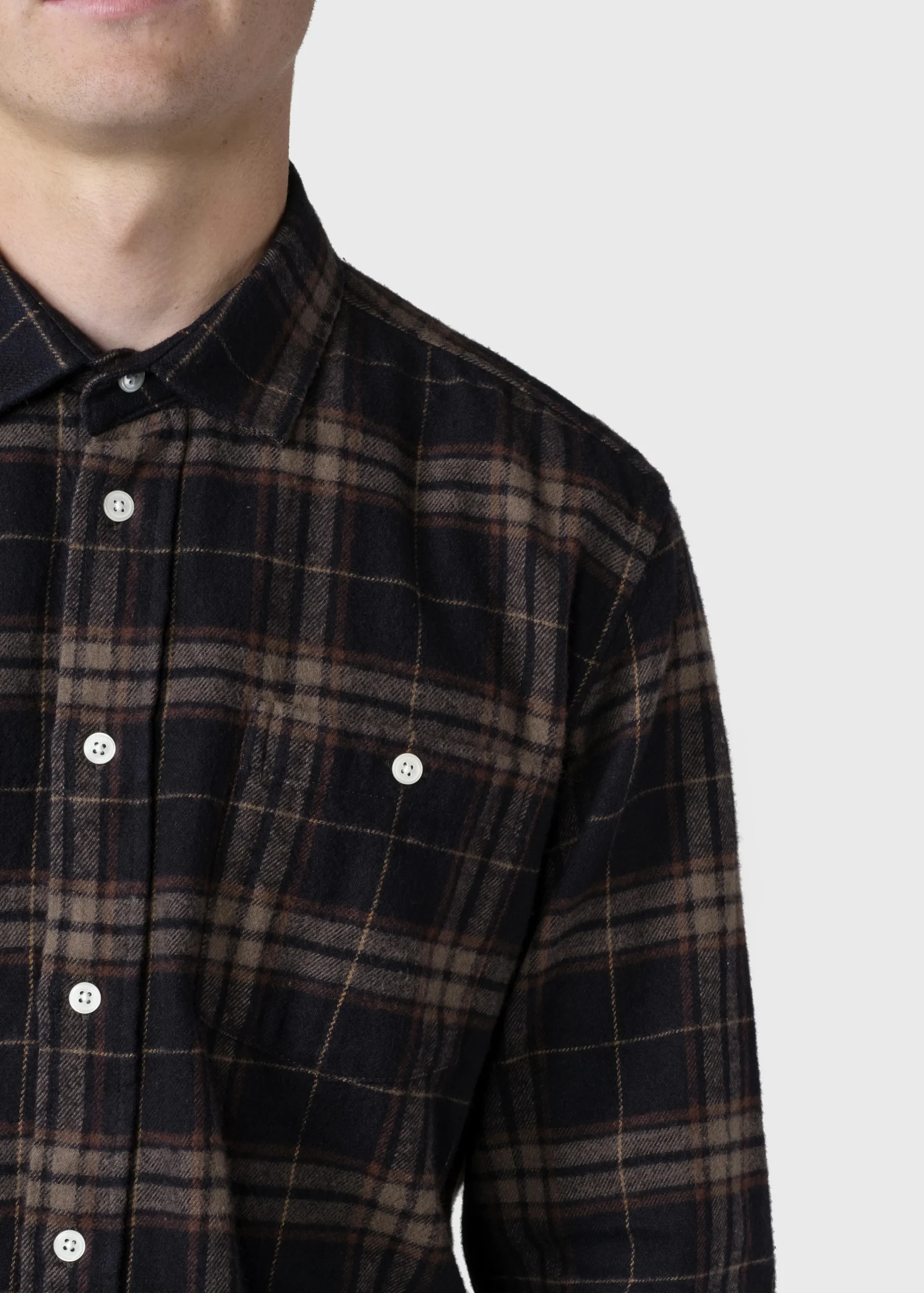 Klitmoller Collective Hemden-Rocco shirt - Brown check Browncheck