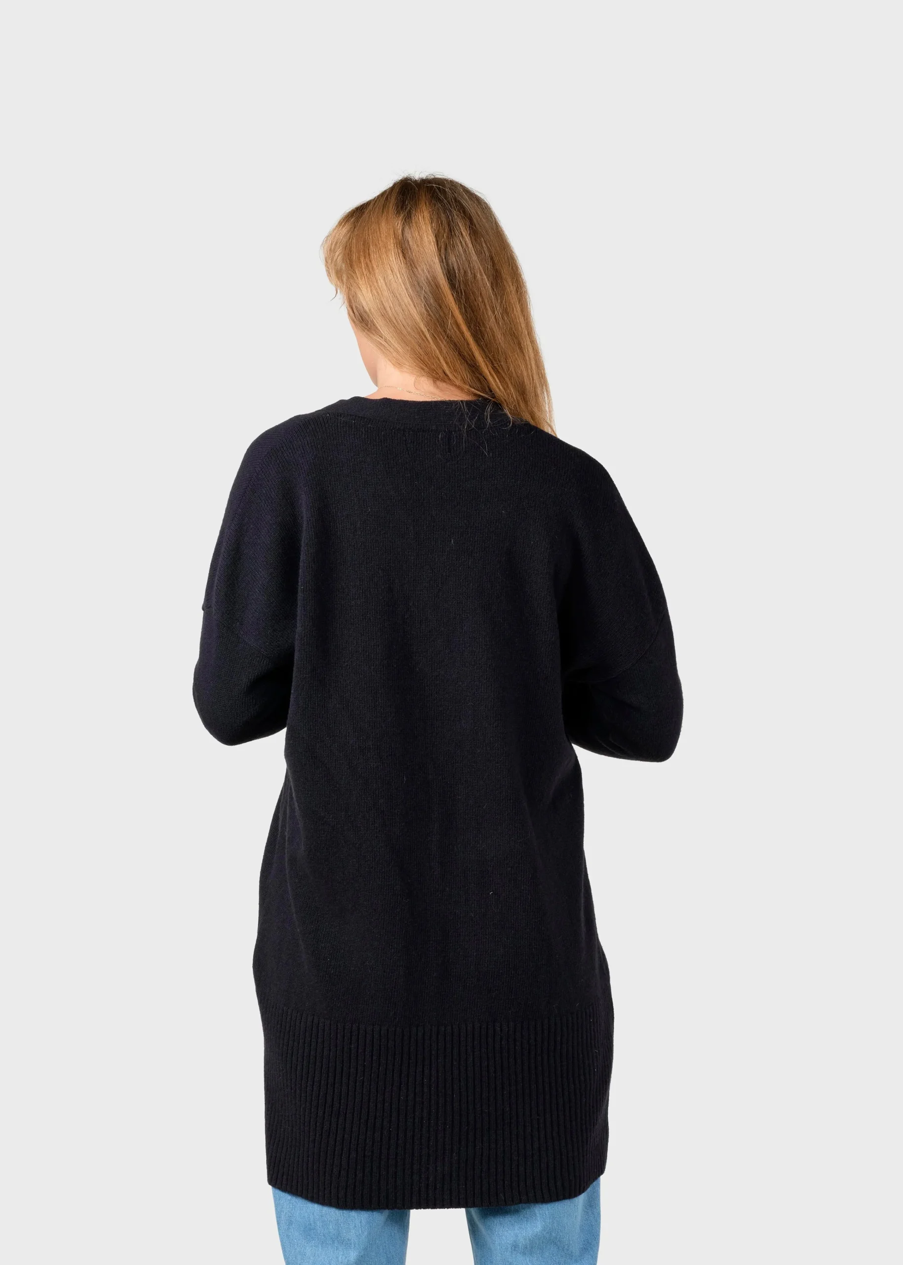 Klitmoller Collective Strick-Rosemarie knit cardigan - Black Navy
