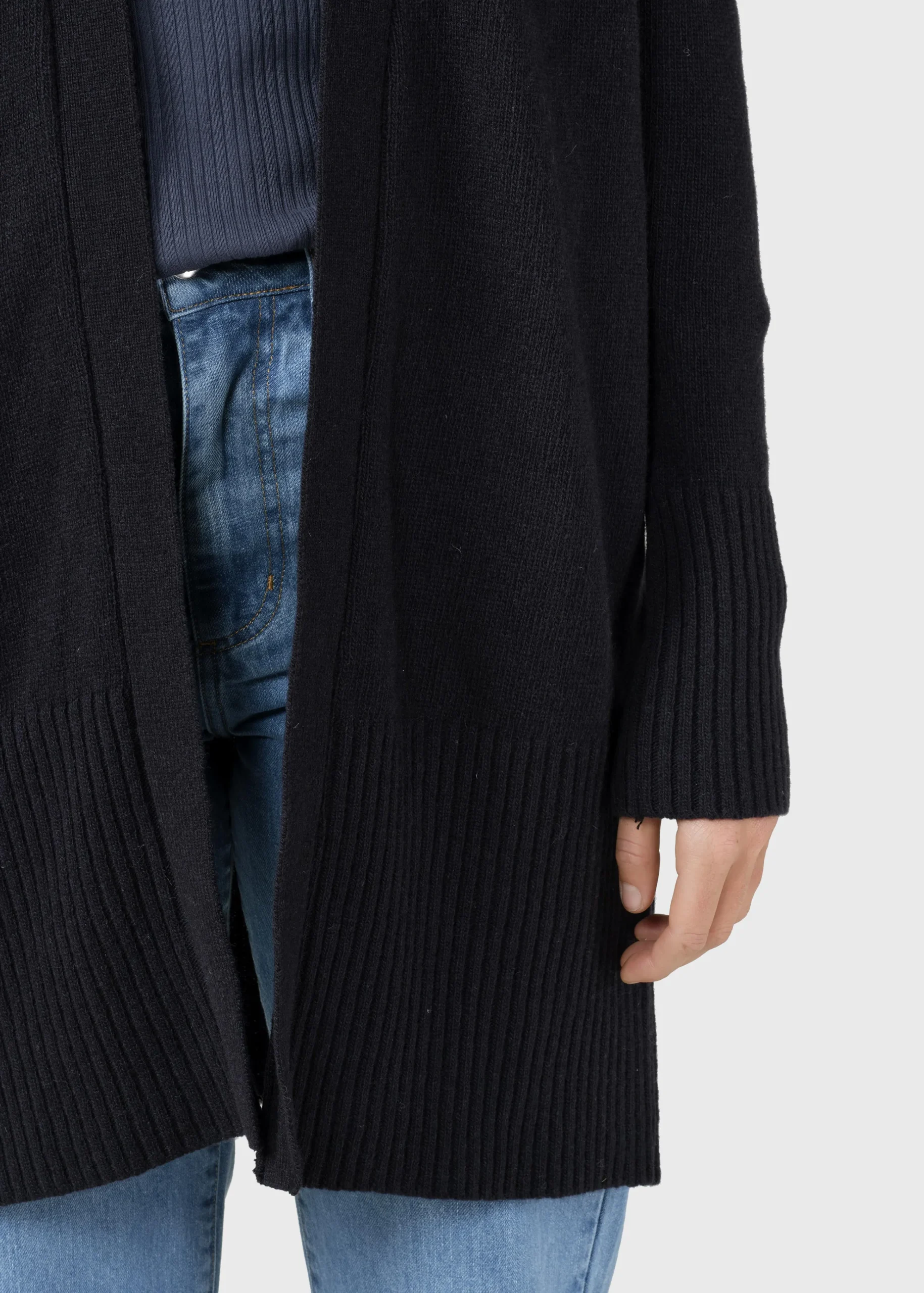Klitmoller Collective Strick-Rosemarie knit cardigan - Black Navy