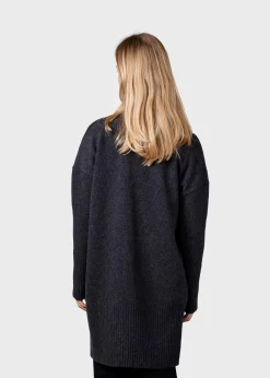 Klitmoller Collective Strick-Rosemarie knit cardigan - Anthracite Navy