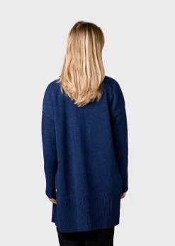 Klitmoller Collective Strick-Rosemarie knit cardigan - Deep blue Navy