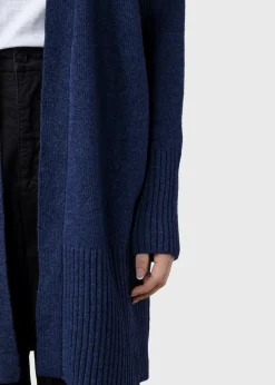 Klitmoller Collective Strick-Rosemarie knit cardigan - Deep blue Navy
