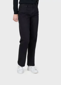 Klitmoller Collective Hosen-Rubi denim pant - Black stonewash Lightbluestonewash