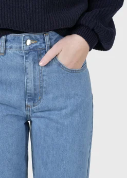 Klitmoller Collective Hosen-Rubi denim pant - Light blue stonewash Lightbluestonewash