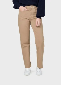 Klitmoller Collective Hosen-Rubi denim pant - Sand Lightbluestonewash