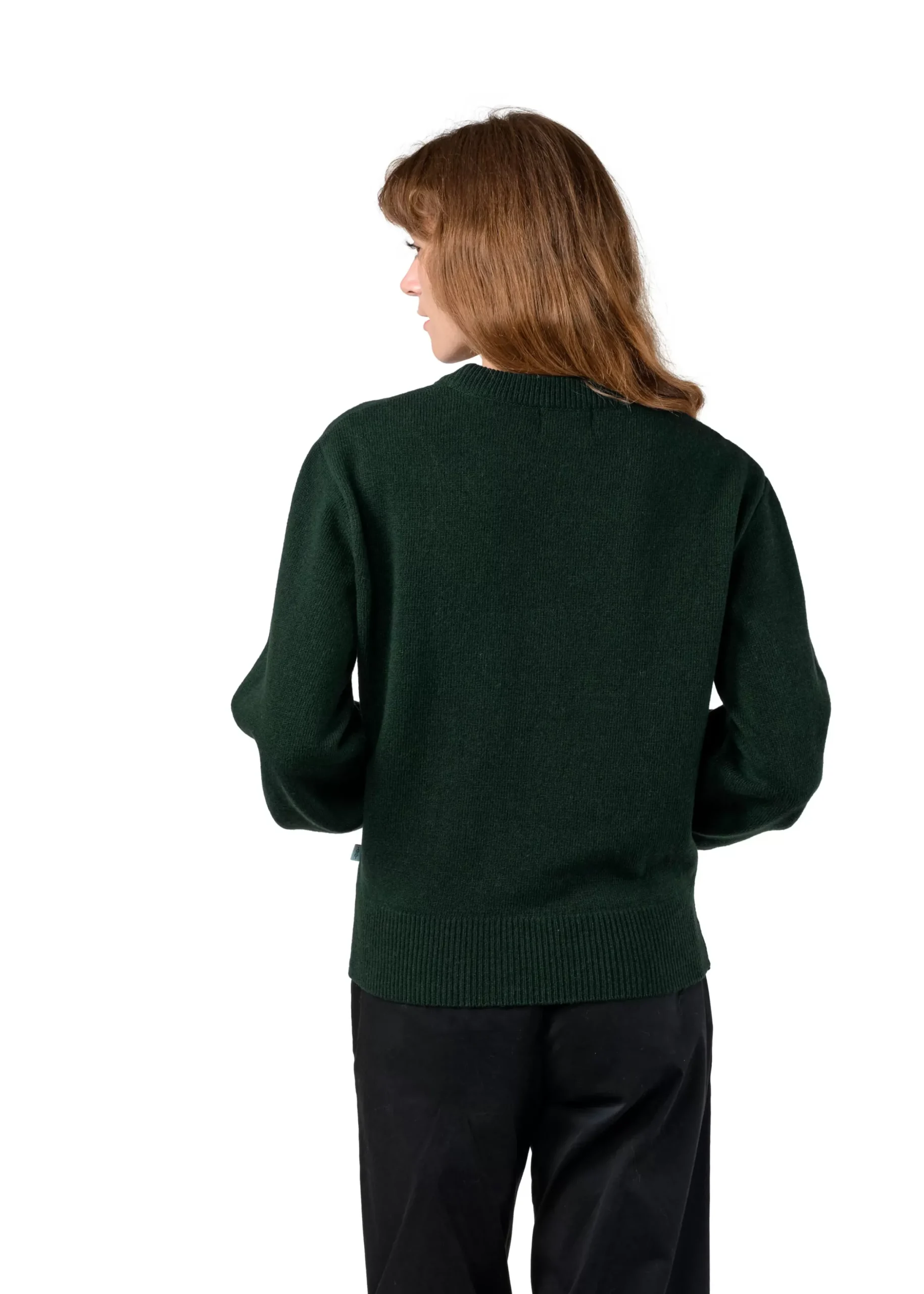 Klitmoller Collective Recycelte Wolle-Sabine knit - Moss Green MossGreen