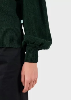 Klitmoller Collective Recycelte Wolle-Sabine knit - Moss Green MossGreen