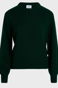 Klitmoller Collective Recycelte Wolle-Sabine knit - Moss Green MossGreen