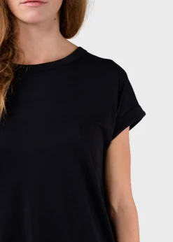 Klitmoller Collective T-shirts-Sigrid tee - Black Lilac
