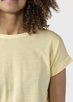 Klitmoller Collective T-shirts-Sigrid tee - Lemon sorbet Navy