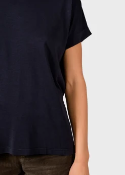 Klitmoller Collective T-shirts-Sigrid tee - Navy Lilac