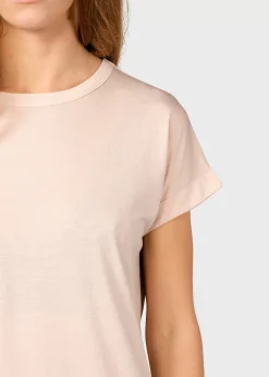 Klitmoller Collective T-shirts-Sigrid tee - Rose Navy