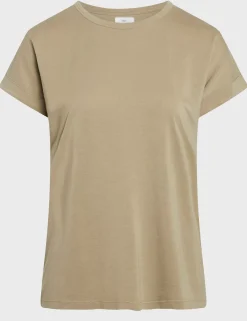 Klitmoller Collective T-shirts-Sigrid tee - Sand Ocean