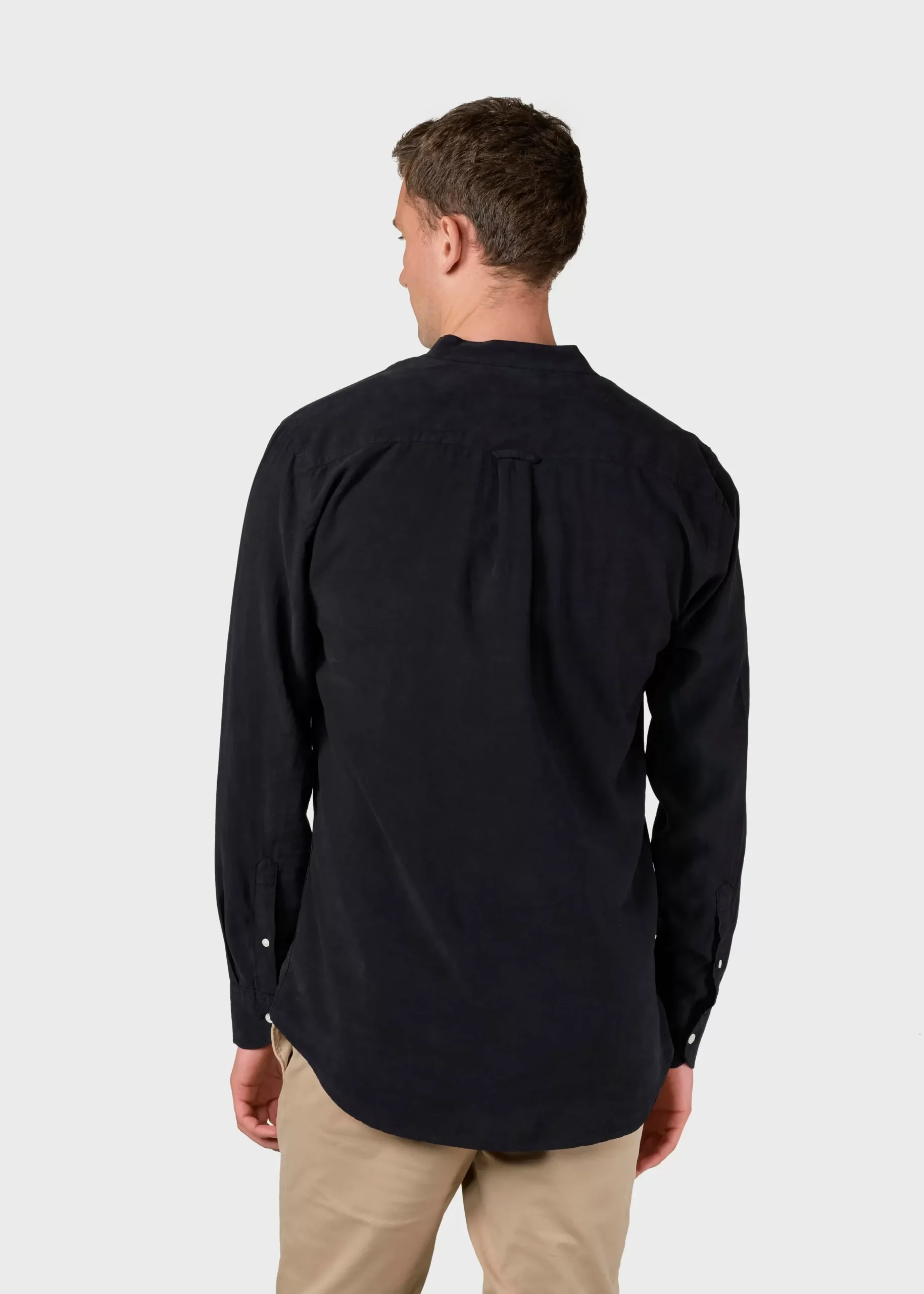 Klitmoller Collective Hemden-Simon lyocell shirt - Black Olive