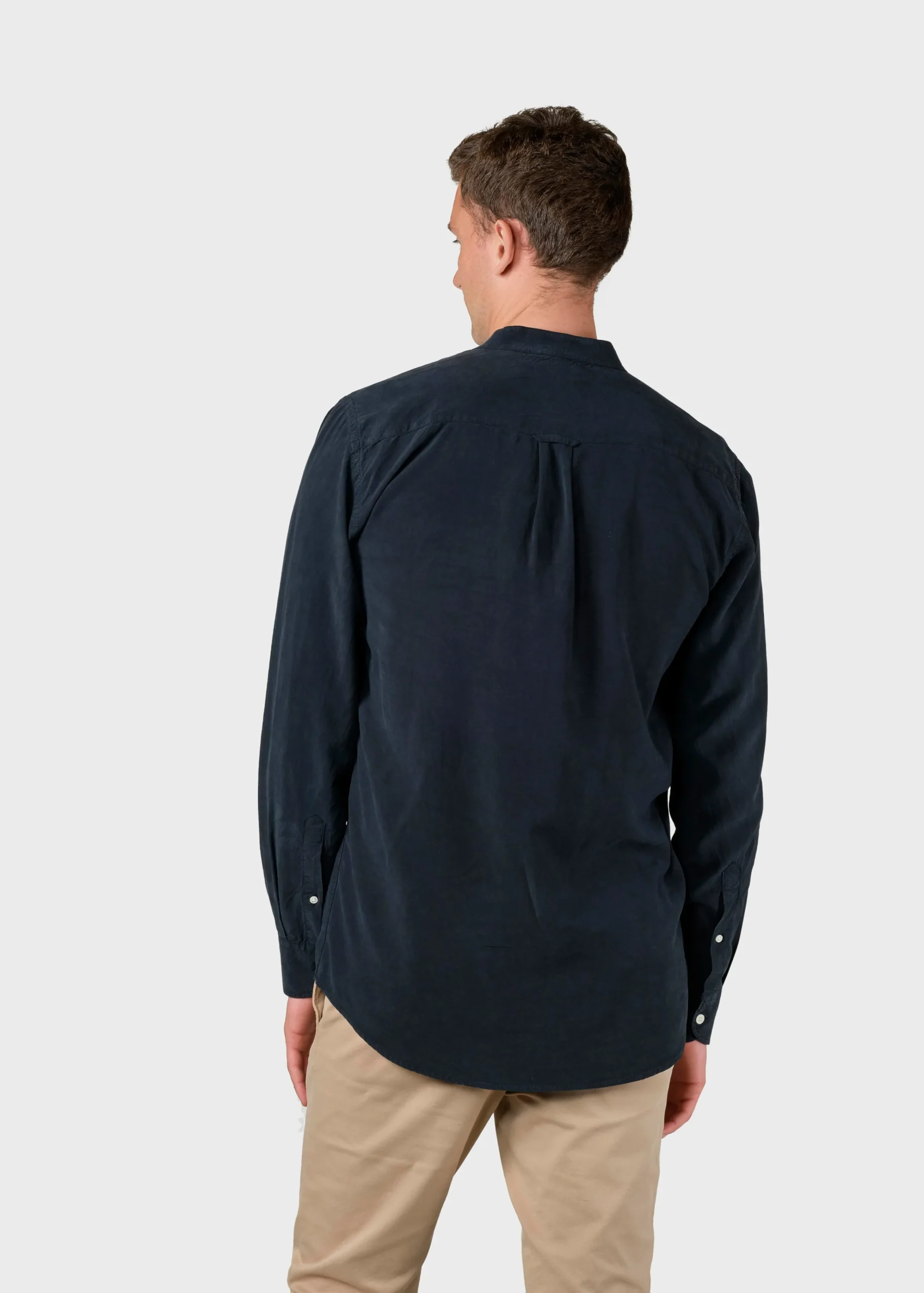 Klitmoller Collective Hemden-Simon lyocell shirt - Navy Bluetones