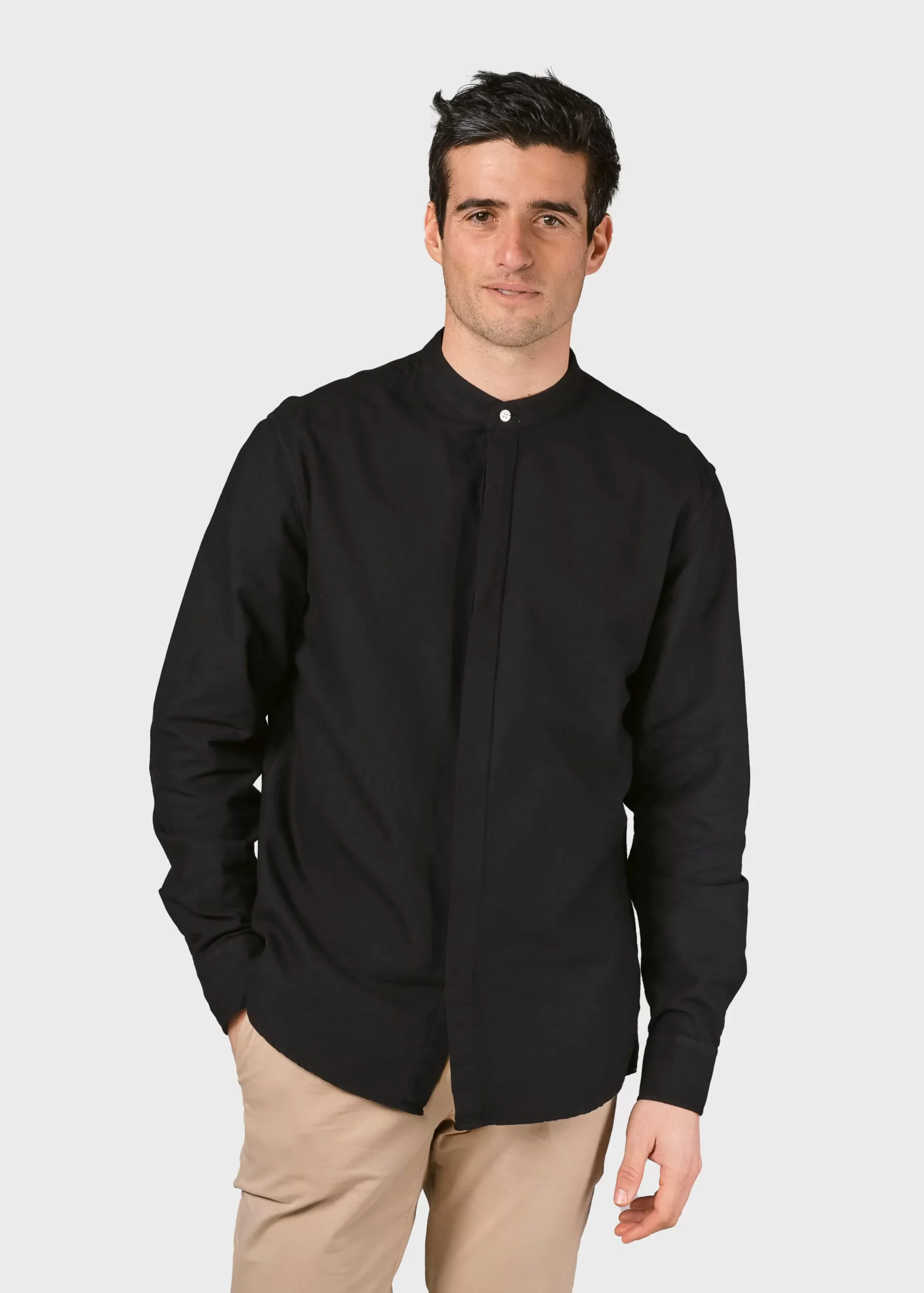 Klitmoller Collective Hemden-Simon shirt - Black White