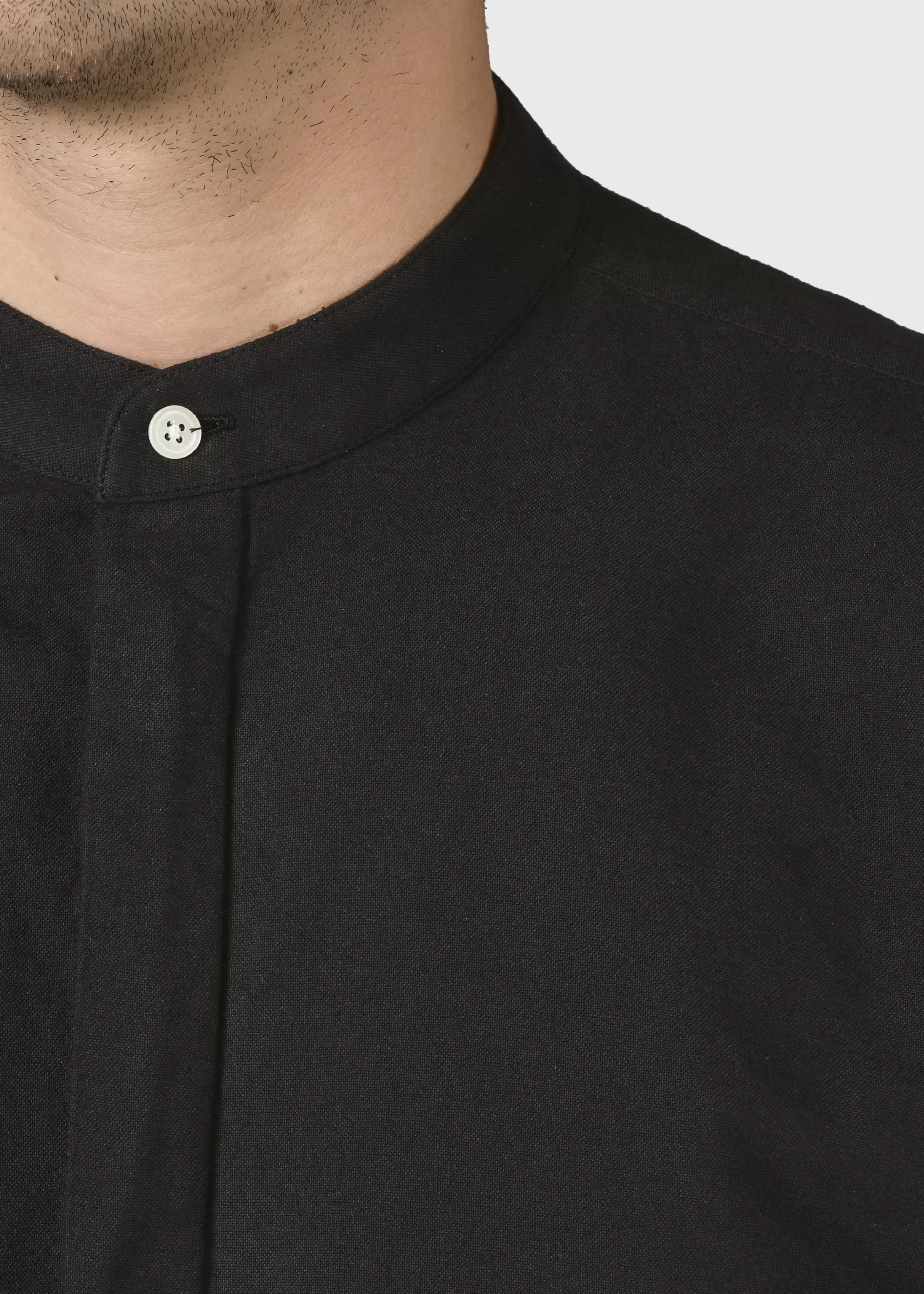 Klitmoller Collective Hemden-Simon shirt - Black White