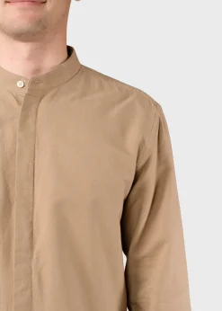 Klitmoller Collective Hemden-Simon shirt - Sand White