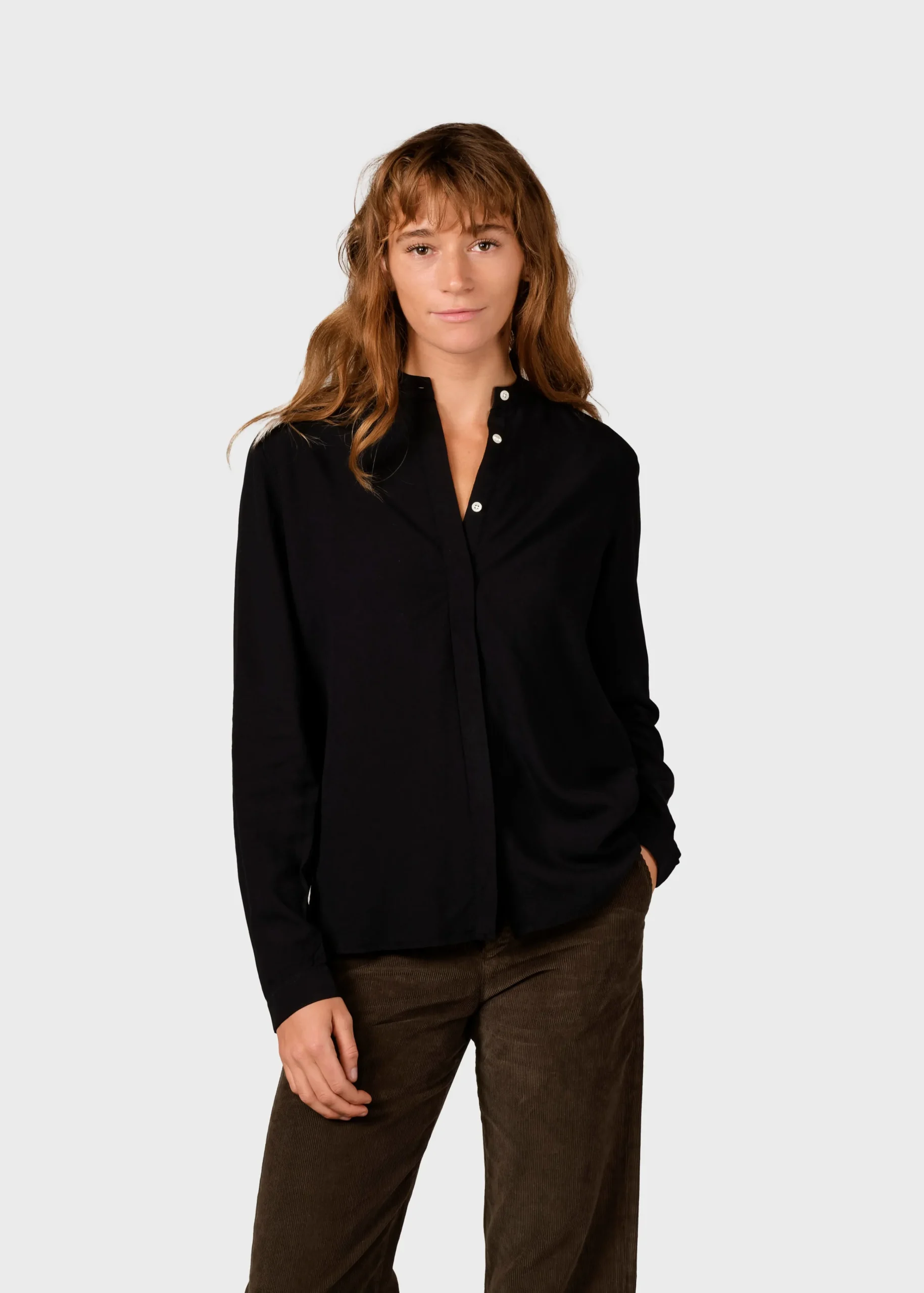 Klitmoller Collective Hemden-Simone shirt - Black Skyblue