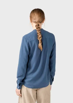 Klitmoller Collective Hemden-Simone shirt - Deep blue White