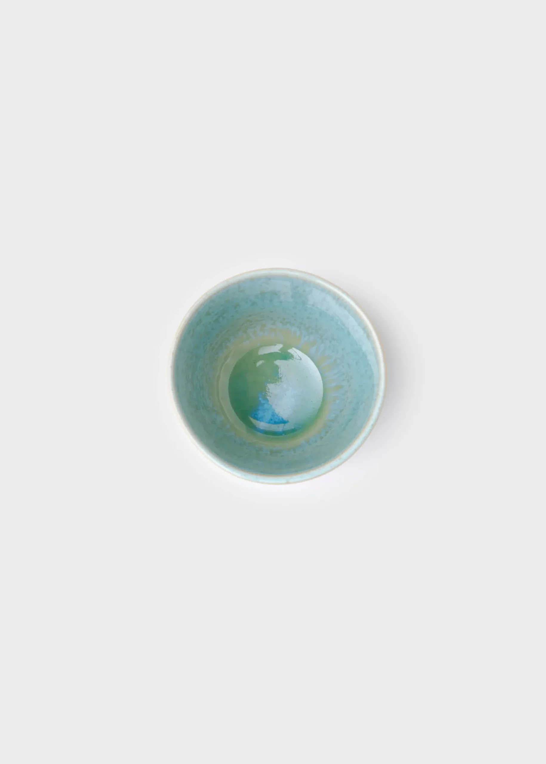 Klitmoller Collective Keramik-Small Coffee cup - 8 cm - Turqouise Concrete
