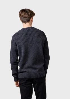 Klitmoller Collective Strick-Søren knit - Anthracite