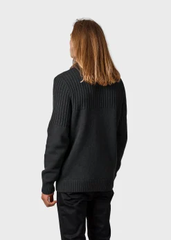 Klitmoller Collective Strick-Søren knit - Olive Anthracite