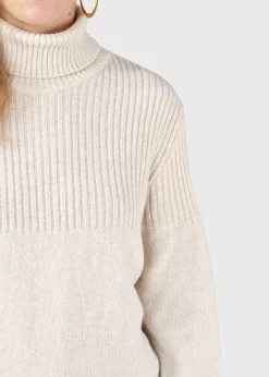 Klitmoller Collective Strick-Svale knit - Pastel sand Navy