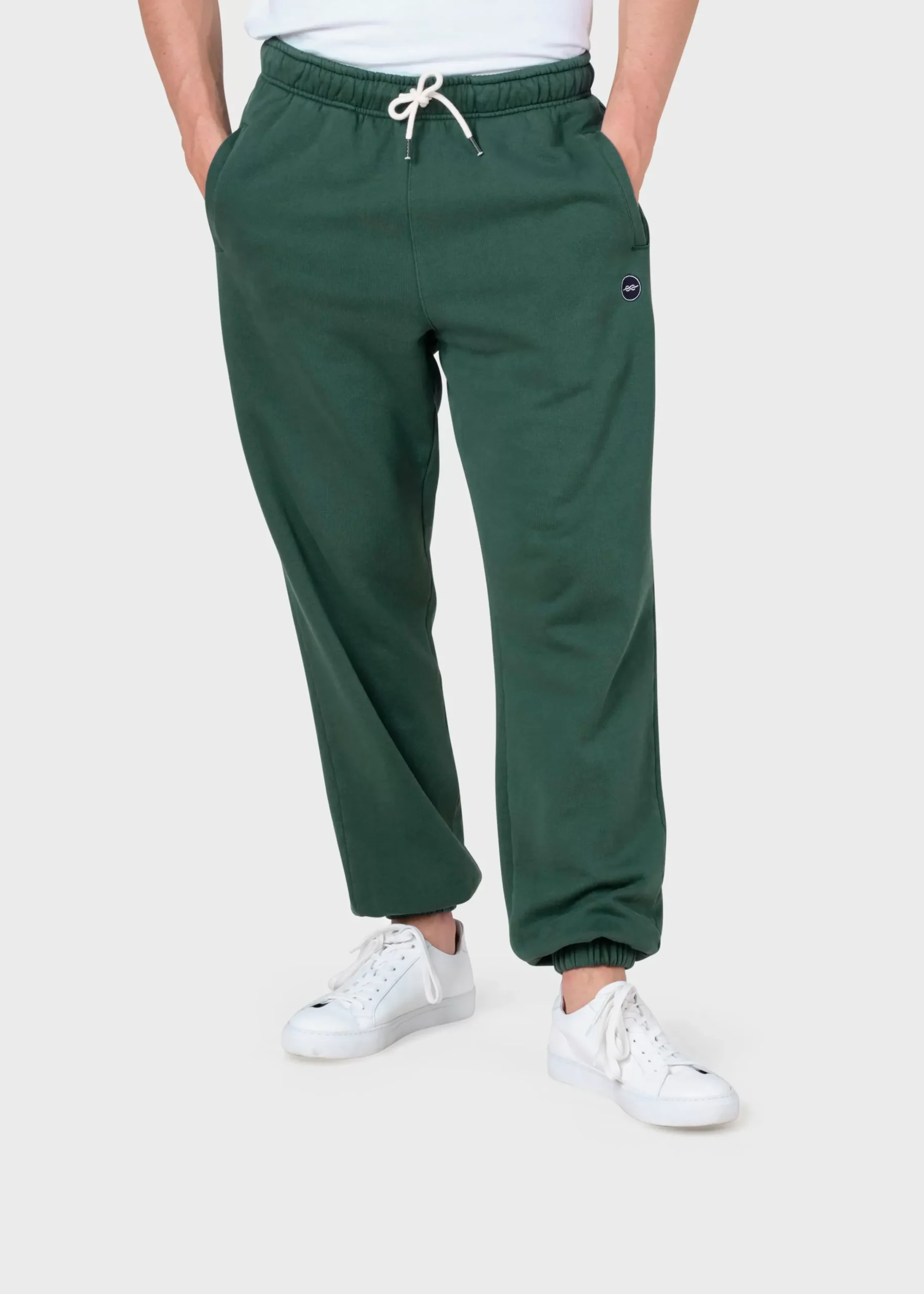 Klitmoller Collective Sweatpants-Sweat pants - Moss Green Navy