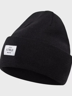 Klitmoller Collective Accessories-Tall beanie - Black MossGreen