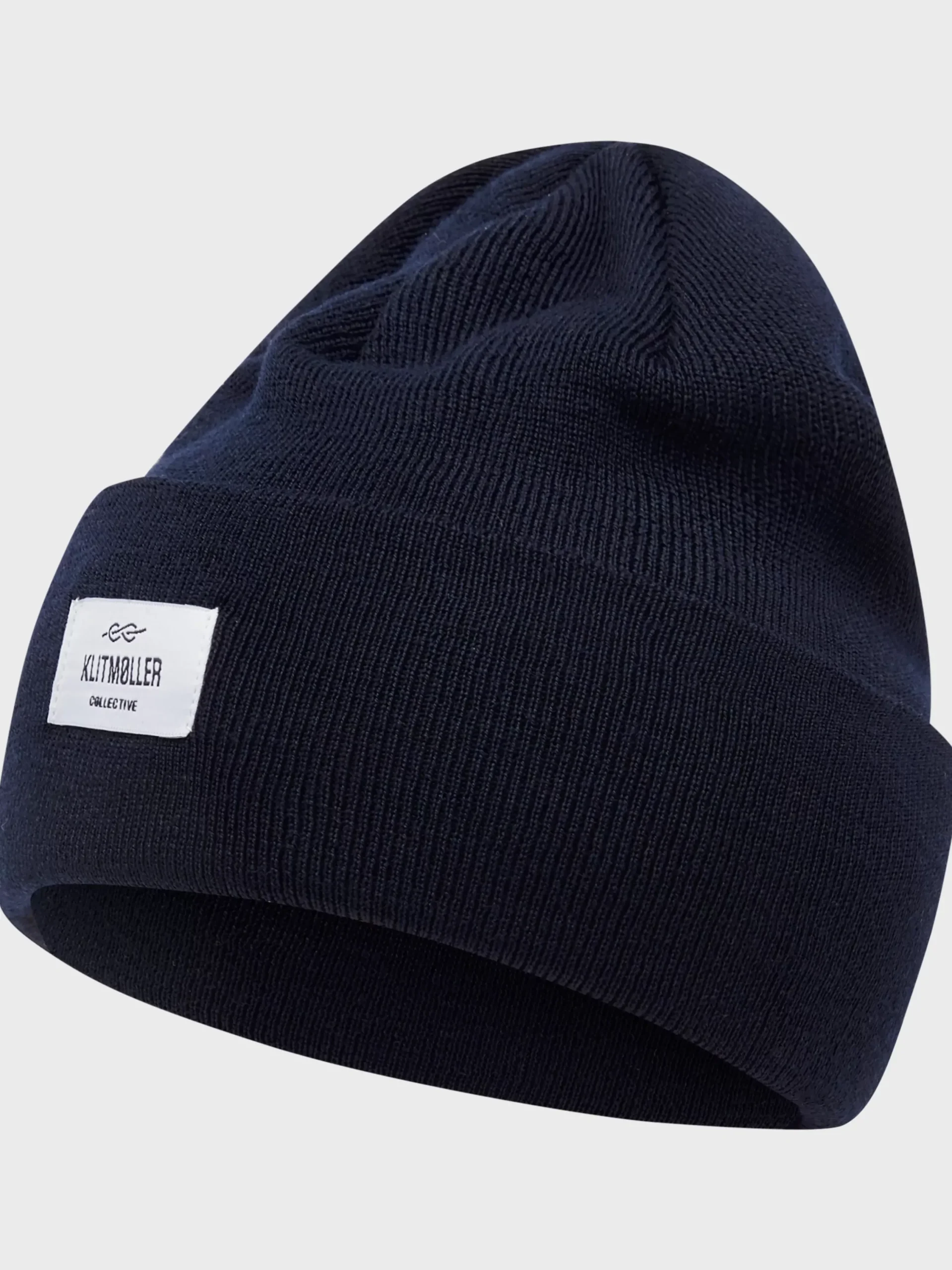 Klitmoller Collective Accessories-Tall beanie - Navy MossGreen