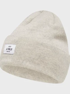 Klitmoller Collective Beanies-Tall beanie - Pastel grey MossGreen