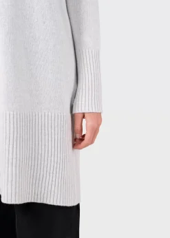 Klitmoller Collective Strick-Thea Knit dress - Pastel grey Pastelgrey