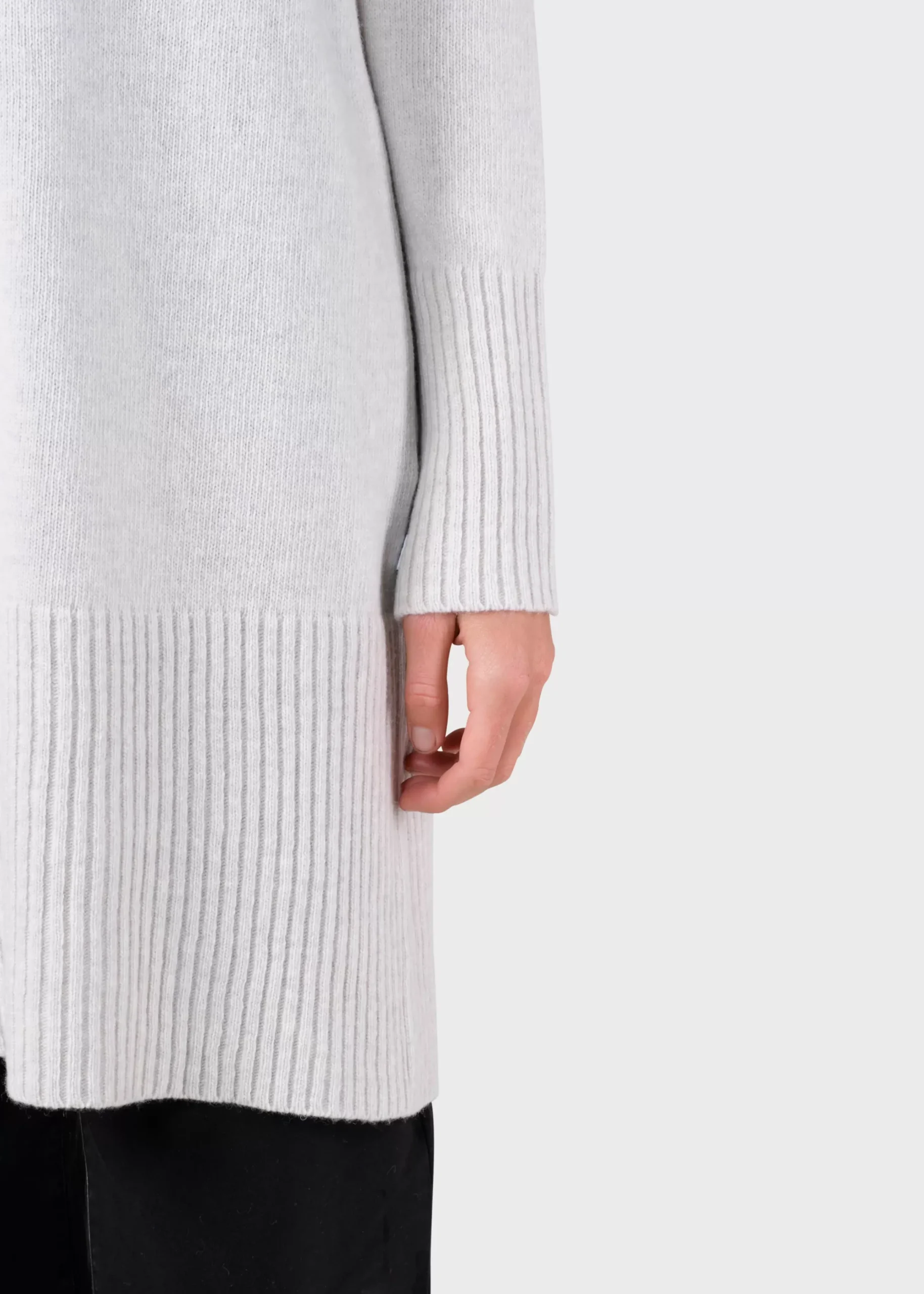Klitmoller Collective Strick-Thea Knit dress - Pastel grey Pastelgrey