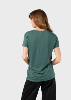 Klitmoller Collective T-shirts-Thelma tee - Moss Green MossGreen