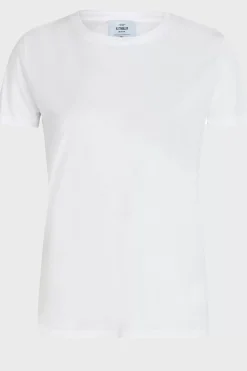 Klitmoller Collective T-shirts-Thelma tee - White MossGreen